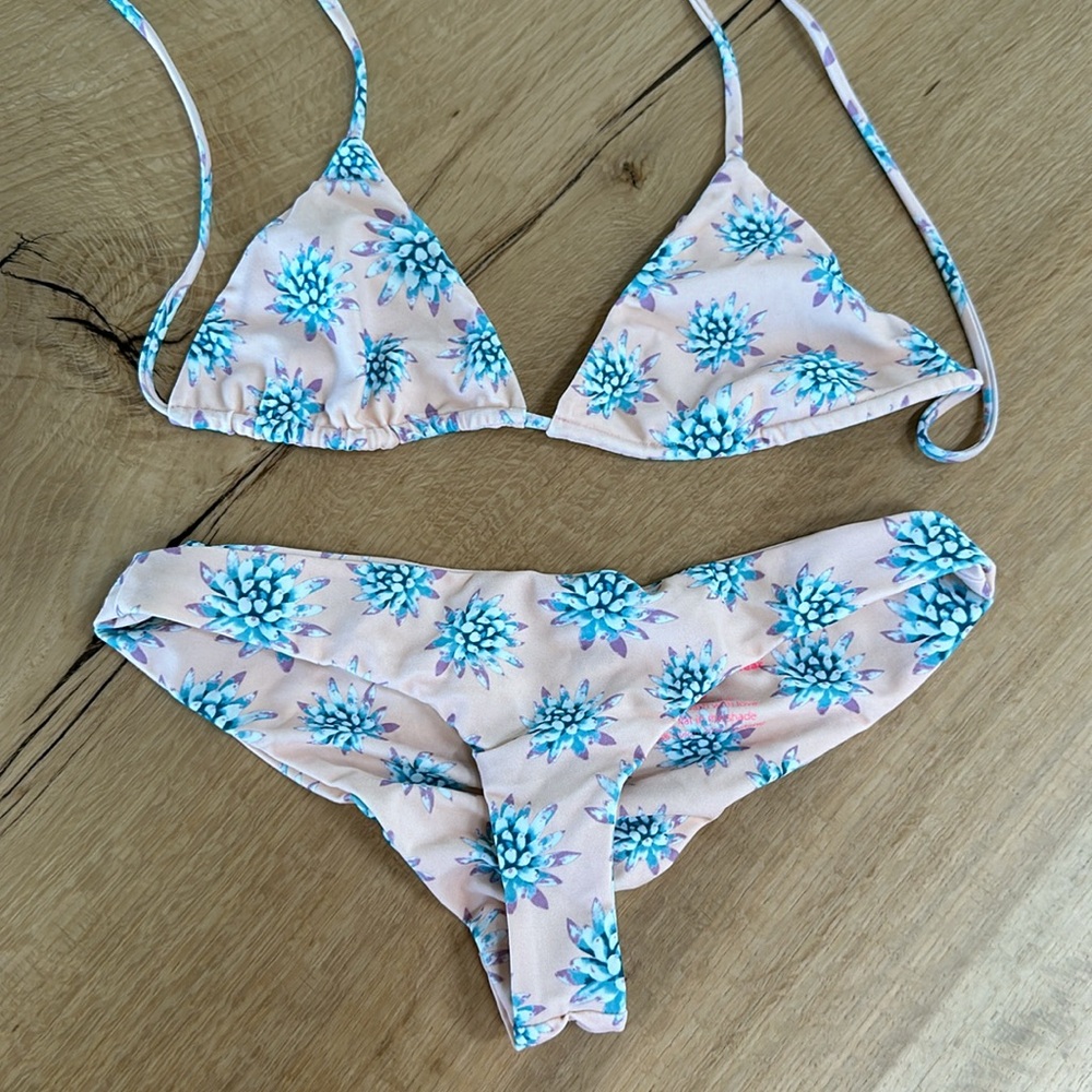 Tori Praver Bikini - Pink & Blue - S